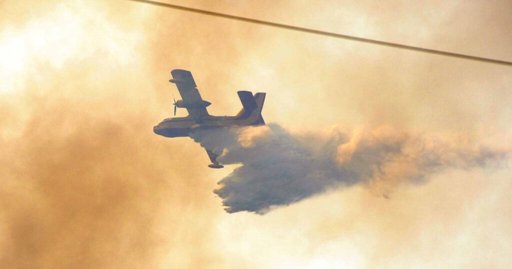 Avionul de stingere a incendiilor se prăbușește în Zakynthos, pilotul supraviețuind miraculos