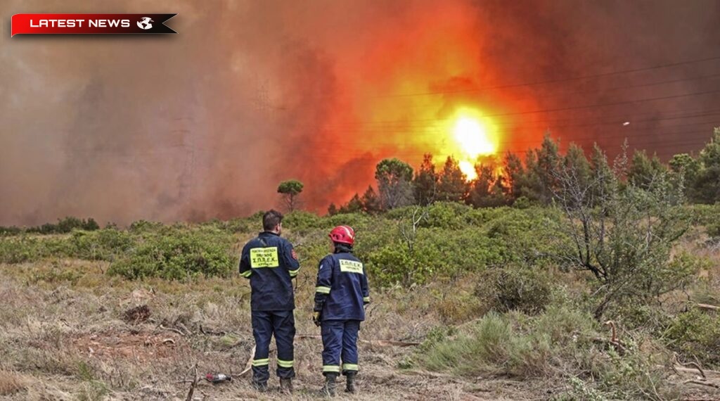 Incendiu mare în Rethymno - Mobilizarea imediată a pompierilor