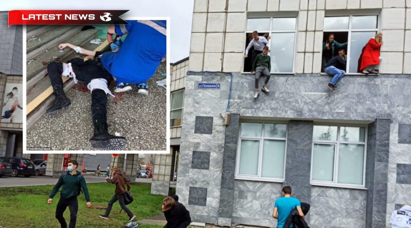 Rusia: Omul armat rănit să ucidă 8 la Universitate - Video șocant de atac