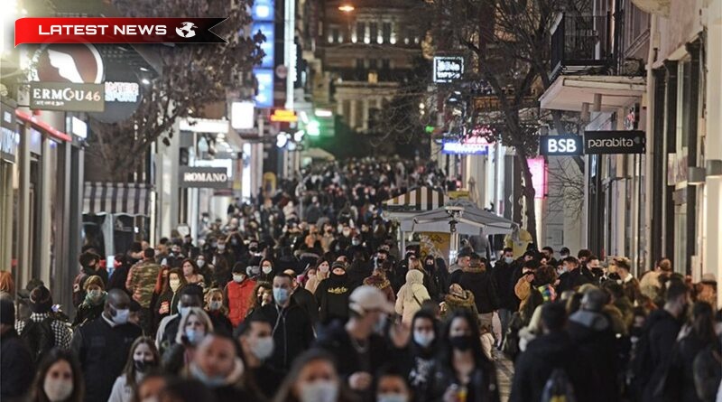 Coronavirus: Imagini incredibile de supra aglomerare în Ermou