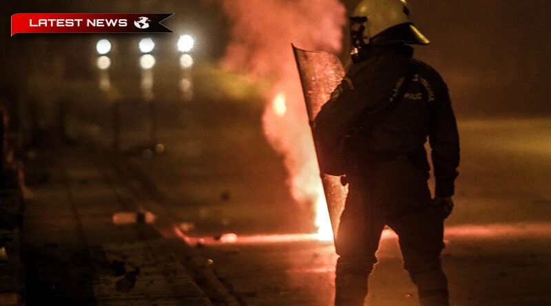 Două arestați în urma ciocnirilor din Atena, polițist rănit