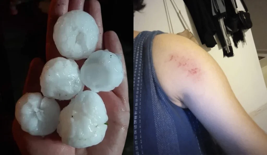 Kastoria: Grindină de mărimea unui ou - O femeie a fost rănită la umăr