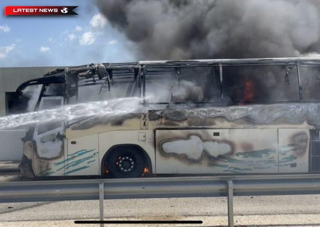 Litigiu: Autobuzul KTEL a ars complet - Pasagerii nu erau în pericol - Video
