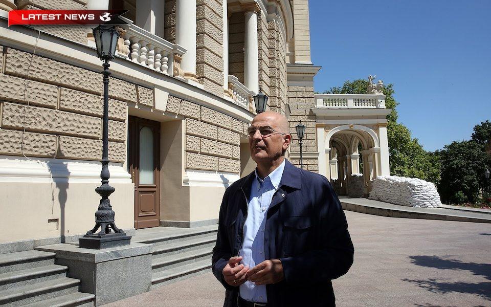 Ministrul grec de externe vizitează Odesa