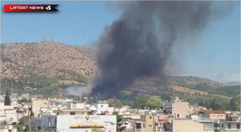 Alarma la Pompieri pentru un incendiu în Haidari - Două avioane și două elicoptere în luptă [Video]