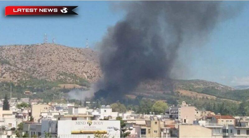 Alarma la Pompieri pentru un incendiu în Haidari - Două avioane și două elicoptere în luptă [Video]