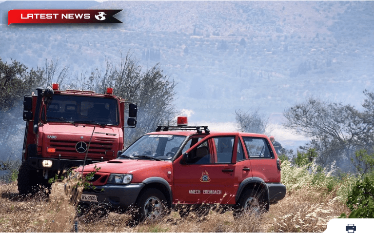 Haidari: Incendiul de pe Muntele Aegaleo a fost controlat