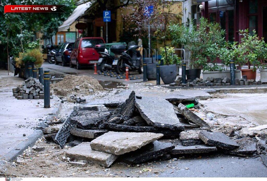 Salonic: Imagini de distrugere – Drumuri au fost spălate, tuneluri închise, standul TIF inundat