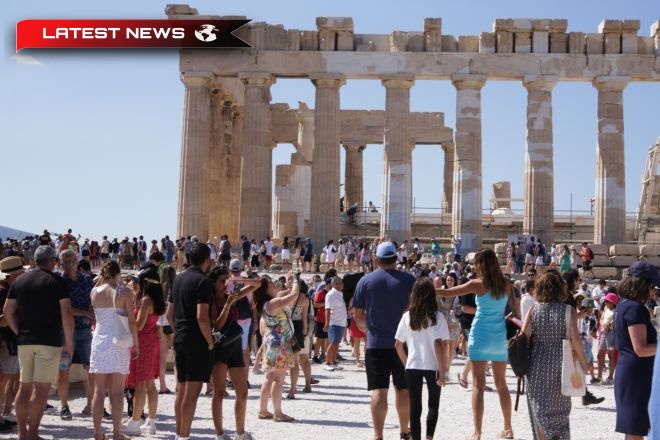 Mulțime de turiști de la Acropole: Cozile ajung până la Dionysios Areopagitou