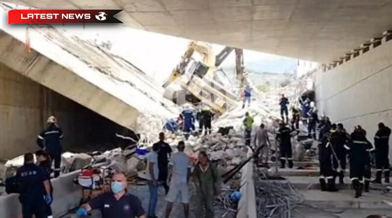 Prăbușirea unui pod din Patras lasă morți, răniți și oameni prinși sub dărâmături - imagini video