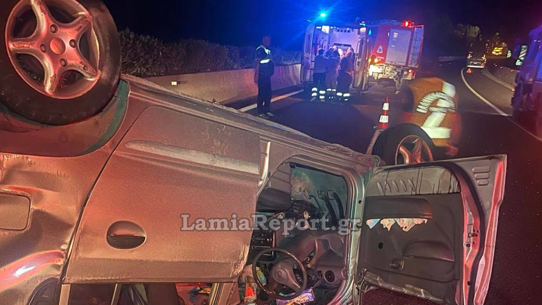 Accident grav pe drumul național Lamia Atena: un șofer a murit, două femei rănite