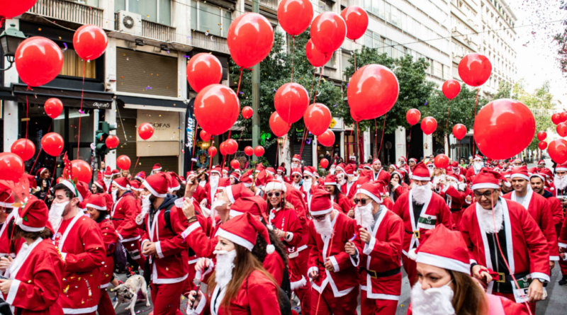 Atena se pregătește pentru Santa Run 2025: Centrul orașului se umple de roșu și voie bună