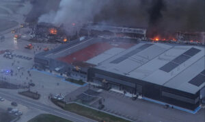 Incendiu devastator la fabrica „Violanta” din Trikala